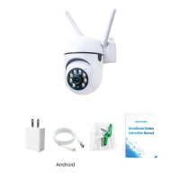 V380 Pro Kamera Keamanan CCTV IP Luar Ruangan WiFi 1080P HD IP66 Tahan Air dengan Rotasi PTZ 355/120