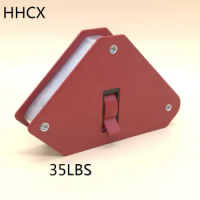 1PCS 35LBS Welding Magnetic Holder With Switch Strong Magnet 3 Angle Arrow Welder Positioner Power Soldering Locator Tool