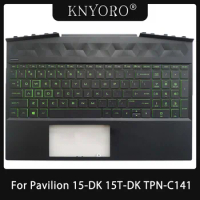 Original Keyboard for HP Gaming Pavilion 15-DK 15T-DK 15-DK0126TX TPN-C141 Palmrest Upper Housing replacement Gamer Laptop Case