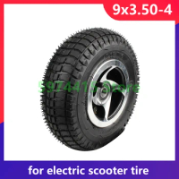 Pneumatic Wheel 9x3.50-4 Tire with Alloy Hub/rim for Electric Tricycle Elderly Electric Scooter Tyre Accessories