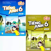 Sách - Combo 2 Cuốn Tiếng Anh Lớp 6 - Global Success - Sách Học Sinh + Sách Bài Tập - Tập 1 ( Tặng K