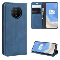 HD1901 HD1903 Auto Switch Leather Case for OnePlus 7T 6.55in Flip Wallet Book Style Protect Cover Black OnePlus7T One Plus 1+ T7