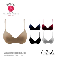 Luludi Bra Modest - LBF 8201 - 3/4 cup - Non Wire (Tanpa Kawat) Busa Bh Wanita Tipis