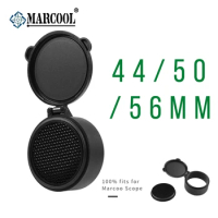 Marcool Tactical KillFlash Lens Caps For 44mm 50mm 56mm Optical Hunting Sight Rifle Scope Sunshade Mesh Honeycomb Filp-up Cover