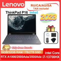 2023 Lenovo ThinkPad P16 Laptop intel i7-13700HX RTX A1000/2000Ada/3500Ada 16G/32G RAM 1T/2T SSD 2.K/4K Screen 165Hz Notebook PC