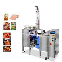 Landpack Multi Functional Food Meat Frozen Filling And Weighing Vacuum Bag Packaging Machine