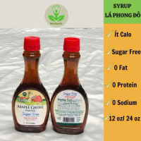 Siro không đường,  Syrup lá phong không đường Maple grove farms  Chai 355ml( eat clean ,keto ,gymer,
