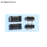 2PCS Inner FPC Connector Battery Holder Clip Contact For Huawei Nova 4 logic on motherboard mainboard Cable Nova4