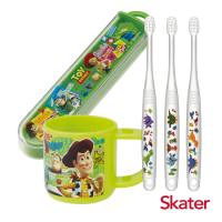Skater幼兒牙刷套組(0-3歲)-牙杯+牙刷+牙刷盒-玩具