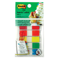 POST-IT โพสต์-อิท แฟล็กซ์ รุ่น 683-5CF คละสี (25แผ่น/สี, 5สี/แผง)
