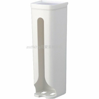 asdfkitty*日本INOMATA白色塑膠袋收納架/收納盒-日本製