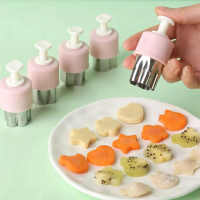 New press-type vegetable and fruit butterfly noodle mold, baby food supplement wonton mini ravioli e