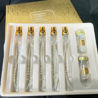 24K Gold Active Collagen Facial Essence Protein Thread Serum Anti Aging Hyaluronic Acid Skin Care for Face Firming Moisturizing