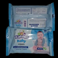 Kodomo Baby Tisu Basah Rice Milk 50Sheets, Kodomo Tisu Basah Aloevera 50Sheets, Kodomo Baby Tisu Bas