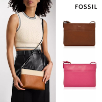 FOSSIL Phoebe 簡約真皮斜背包 (多色可選)