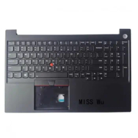 New US Keyboard FOR Lenovo Thinkpad E15 Gen1 English Black With Palmrest Upper Cover Case