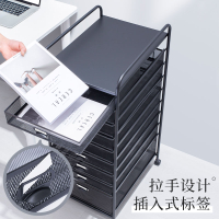 A3金屬文件櫃桌面文件架文件夾收納資料架多層分類置物架書架辦公