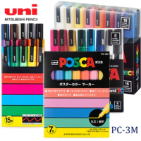Uni Posca Paint Pen Copic Markers For Drawing Suministros De Arte