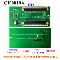 TV Repair Conventor Connector Adapter QK0810A QK0811A QK0812A QK0812B QK0812C QK0812D Adapter Tcon Board Screen Repaing Parts