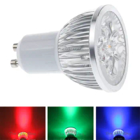 1- 10pcs GU 10 LED Spotlight Dimmable GU10 LED Lamp 3W 4W 5W 110V 220V Red green blue Lampada LED Bulbs light Spot Candle Luz