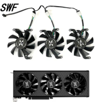 New 75MM Cooling Fan For XFX Speeder MERC QICK 308 Radeon RX 6600XT 6500XT Black ULTRA Gaming Graphics Card Cooler Fan