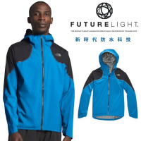 【The North Face】男 FUTURELIGH 防水透氣可調節連帽外套.夾克.風雨衣(3RNS-W8G 藍 V)