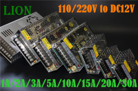 1.25A 20A 2A 3A 5A DC12V 30A Switch Power Supply Adapter Transformer AC110V-240V To Adapter สำหรับแถบ LED Light