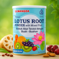 READY STOK  Lotus Root Powder Soup Akar Teratai Buah Buahan Air Red Drink Kurma Manis Bubuk lotus Fr