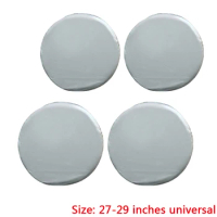 4pcs Universal Waterproof Oxford Tire Covers Car RV Trailer Camper Tyre Anti-dust Sunproof Protector Bag 27 inch-29 inch