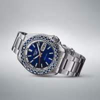 SEIKO 精工錶 5 Sports 4R36-15Z0B(SRPK65K1) SKX 賽車風格棋盤格藍面機械錶 42.5mm_SK037