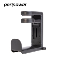 【peripower】MO-02 桌邊夾式頭戴型耳機架 360度旋轉 吊掛耳機/包包 夾具 吊架 展示架 桌邊收納 MT-AM05