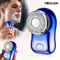 Máy Cạo Râu Điện Mini, MIGUAN, Dao Cạo Xoắn Ốc Bằng Thép Không Gỉ, Có Thể Sạc Lại USB, Không Có Thể