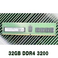 1 pcs MTA18ASF4G72PDZ-3G2B2 For MT RAM 32G ECC REG Server Memory Fast Ship High Quality 32GB 2RX8 PC4-3200AA DDR4 3200