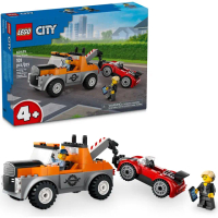 【LEGO 樂高】LT60435 城市系列 - 拖吊車和跑車維修