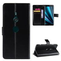 Fashion ShockProof Flip PU Leather Wallet Stand Cover Sony Xperia XZ3 Case For Sony XZ3 XZ 3 SonyXZ3 Phone Bags