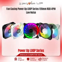 FAN CASING POWER UP LOOP Series RGB Fan Casing 12CM Single RING LED Fan Case 120mm