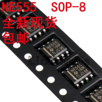 ชิปออสซิลเลเตอร์, NE555P, ปลั๊กโดยตรง / SMD DIP-8, การออกแบบเวลา, เหมาะสำหรับโปรแกรม