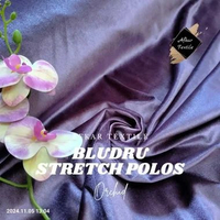 [0.5METER] Kain Bludru Polos Velvet Stretch - Original Import Kualitas Grade A - Lebar 1.7 Meter Orc