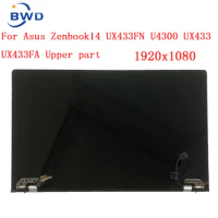 oriignal 1920*1080 14" LED LCD Display screen Full Assembly For Asus ZenBook 14 UX4300 UX433 U4300 UX433F UX433FN