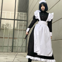 Trang Phục Hầu Gái Mặc Nam cosplay Váy Lolita Nhật Bản Dễ Thương Bộ Đồ Người Giúp Việc Anime Loli Đe