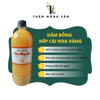 1 Lít dấm bỗng nếp cái hoa vàng, mua 4 lít tặng 1 lít. giấm bỗng nếp cổ truyền thơm chua thanh.