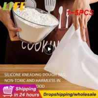 1~5PCS Silicone Kneading Bag Dough Bag Multipurpose Flour Mixer Bag For Bread Pastry Pizza Nonstick Baking Kitchen Accessorites