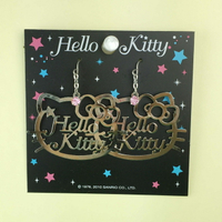 【震撼精品百貨】Hello Kitty 凱蒂貓 造型耳環-數字大頭造型 震撼日式精品百貨