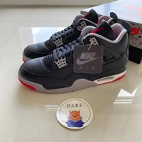 Air Jordan 4 Retro Bred Reimagined [FV5029-006] [FQ8213-006] 36