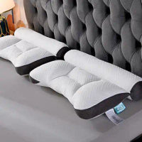 Ergonomic Neck Support Pillow Memory Foam Neck Support Pillow for Side Back Stomach Sleepers Ergonomic Cervical for Bedroom