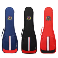 23/24/26 Inch Portable Ukulele Bag Soft Case 10mm Padded Sponge Concert Bag Ukelele Mini Guitar Waterproof Upscale Backpack