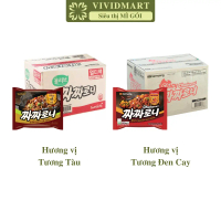 [THÙNG 40 GÓI] - SAMYANG - Mì trộn Samyang Chacharoni 2 vị: Tương tàu, Jjajang cay, Mì trộn Chacharo