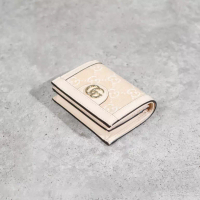 Gucci Dompet GUCCI OPHIDIA GG MONOGRAM BEIGE CREAM BIFOLD WALLET 100% ORIGINAL