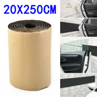 Car Door Protector Garage Rubber Wall Safety Guard Bumper Sticker Parking Corner Strips Anti-collision 250x20cm