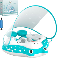 Baby Pool Float with Canopy Cellulera Inflatable Toddler Pool Float Baby Swimming Pool Float Adjusta